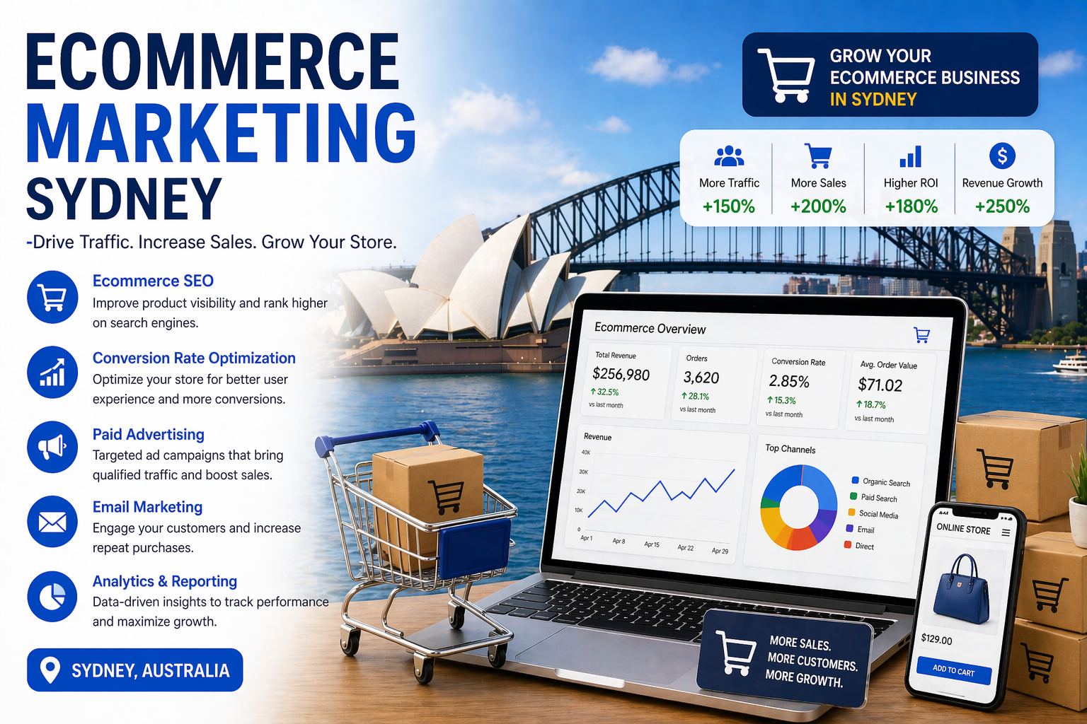 ecommerce marketing agency Sydney work